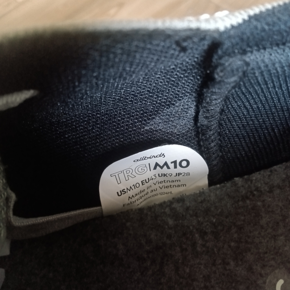 ❌SOLD❌Allbirds Tree Runner Go Utility TRG M10 Men’s Size 10 New Without Box - Picture 11 of 15